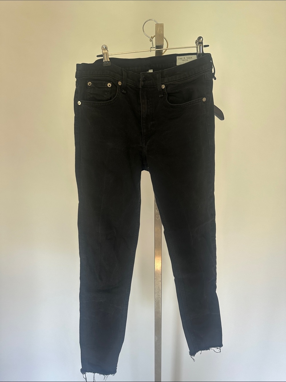 rag & bone Black Skinny Jeans